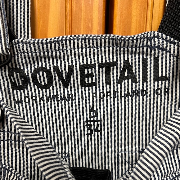 Dovetail Women's Black Striped Jumpsuit - Picture 2 of 5